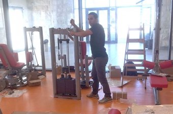 הקמת חדר כושר הר אדר